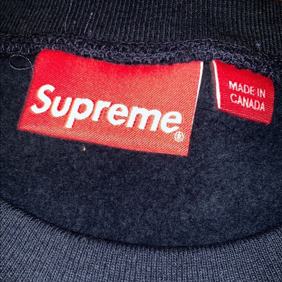Supreme Box Logo Crewneck 2018 Supreme F/W 2018 Navy Box Logo Crewneck